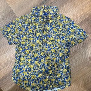 Cat & Jack Brand. Boy tropical shirt. Summer shirt. Vacation shirt. Boho style.